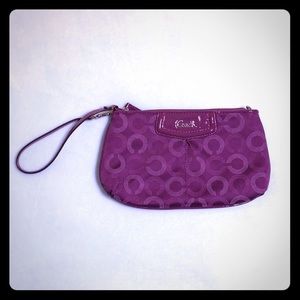 Coach Purple Clutch